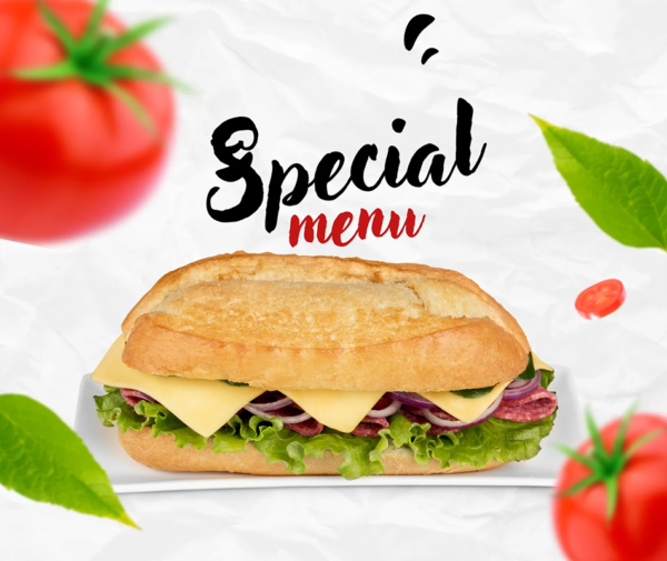 Menu sandwich radical